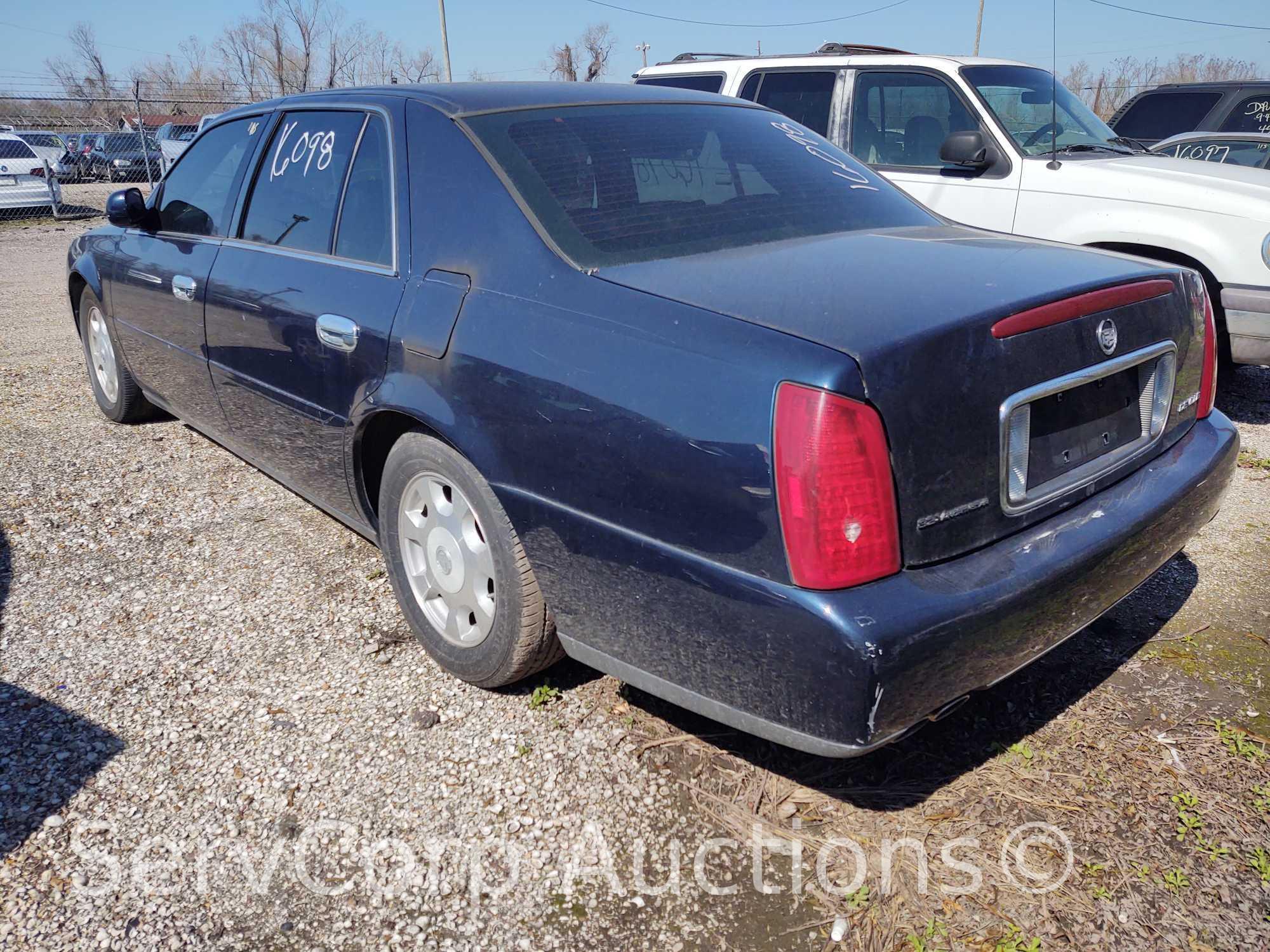 2002 Cadillac Deville Passenger Car, VIN # 1G6KD54Y92U180104