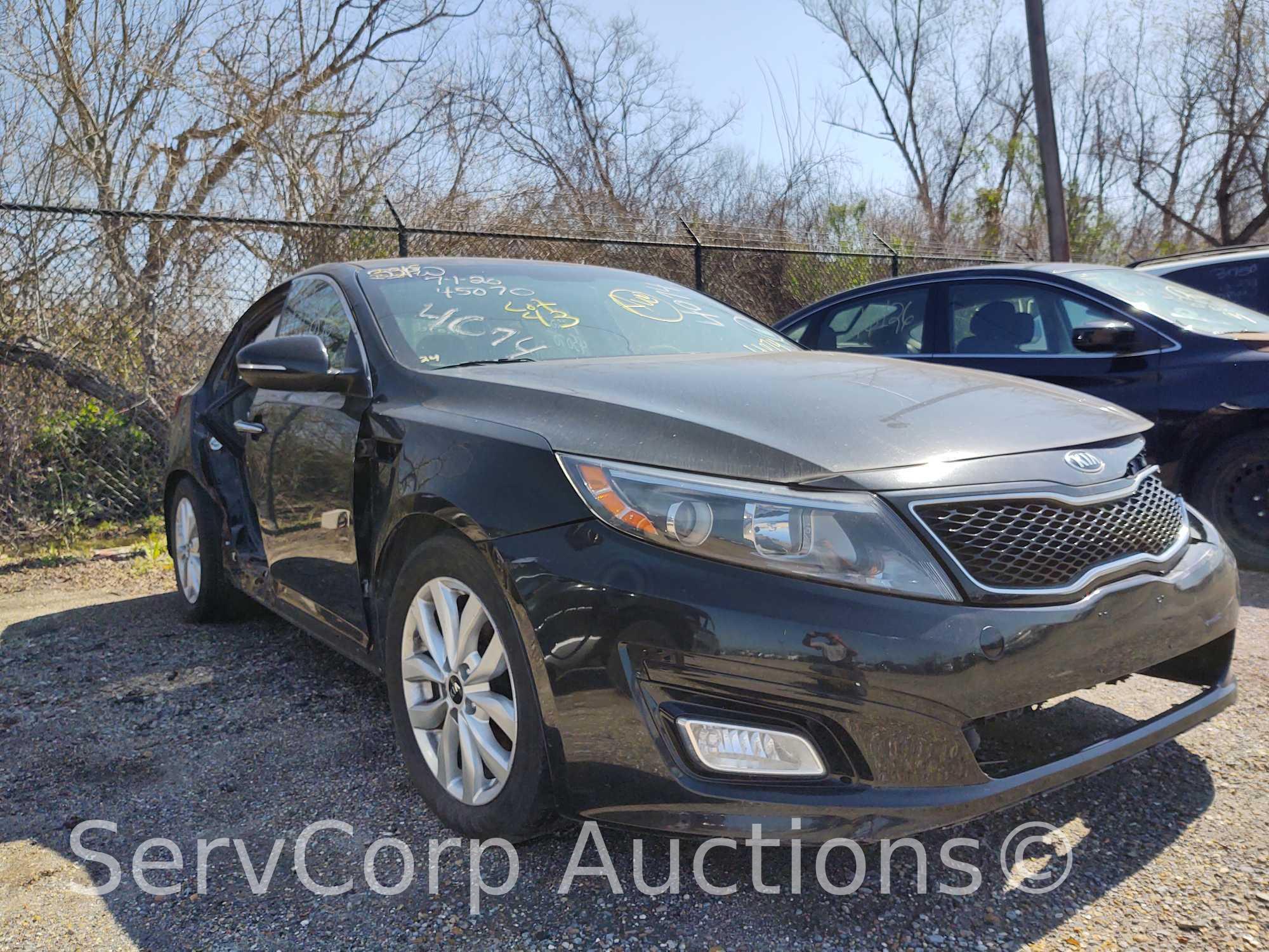 2015 Kia Optima Passenger Car, VIN # KNAGM4A70F5616103