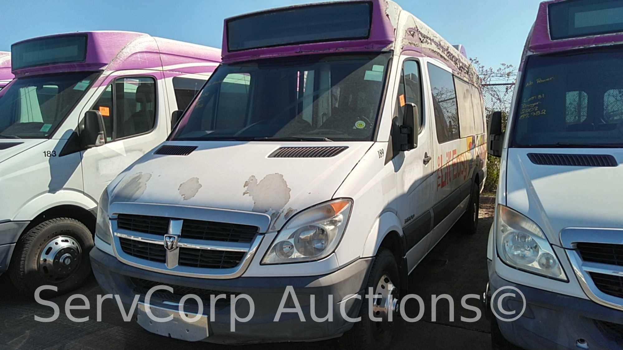 2008 Dodge Sprinter 3500 Van, VIN # WD0PF445085314764