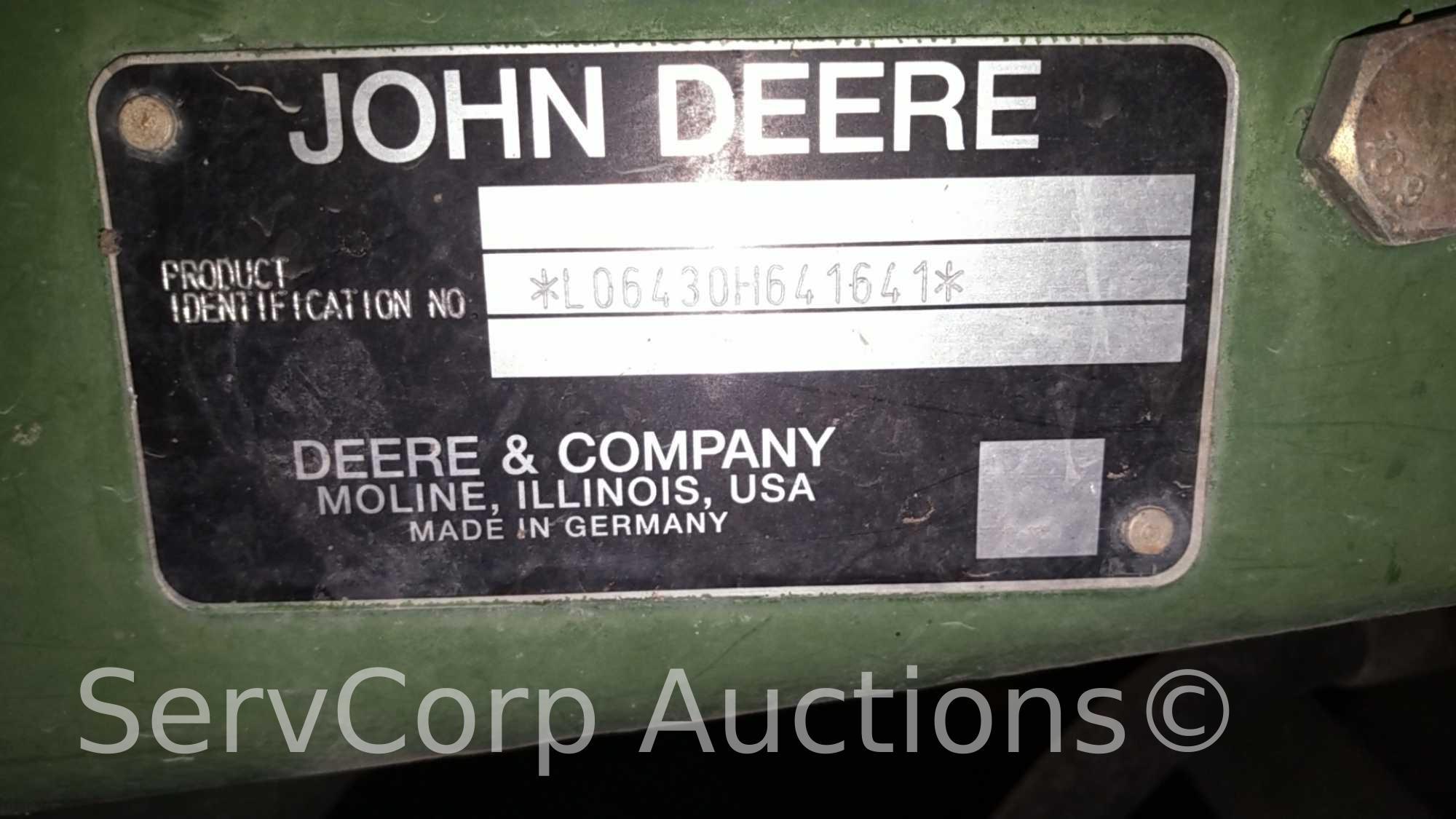 2010 John Deere 6430 Tractor SN: L06430H641641, Runs, AC, Could not get hours,Tag # 40026/T3810