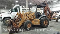 1998 Case 590 Super L Backhoe Loader SN: JJG0158411, Runs, Hydraulic leak, 3456 Hours, Tag #