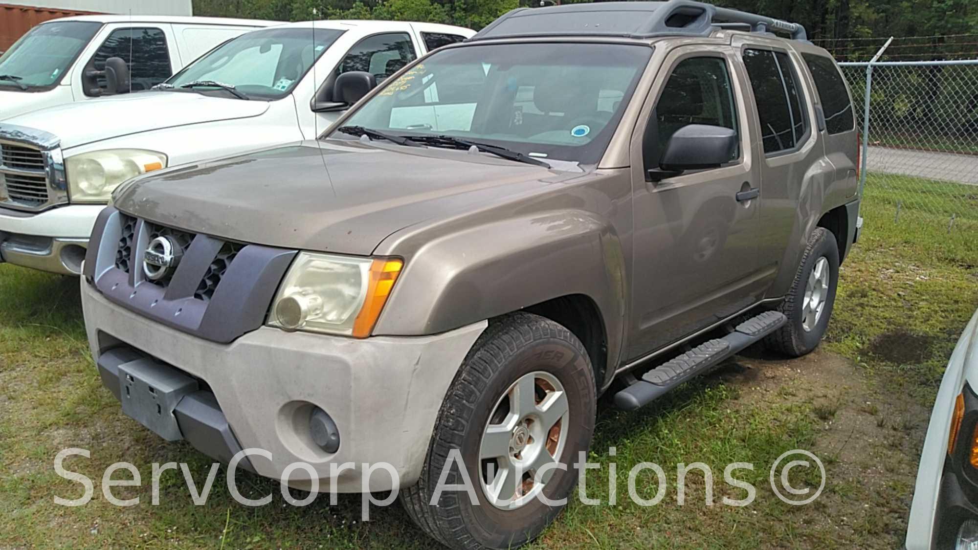 2007 Nissan Xterra Multipurpose Vehicle (MPV), VIN # 5N1AN08U47C516220