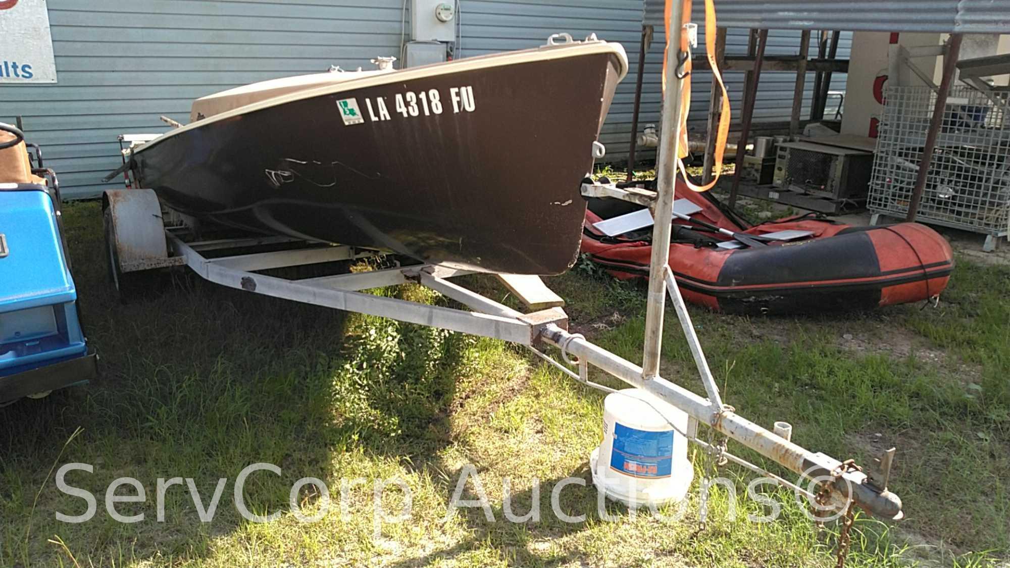 Abandoned Sail Boat with Trailer, No Paperwork, As Is (Private Seller)