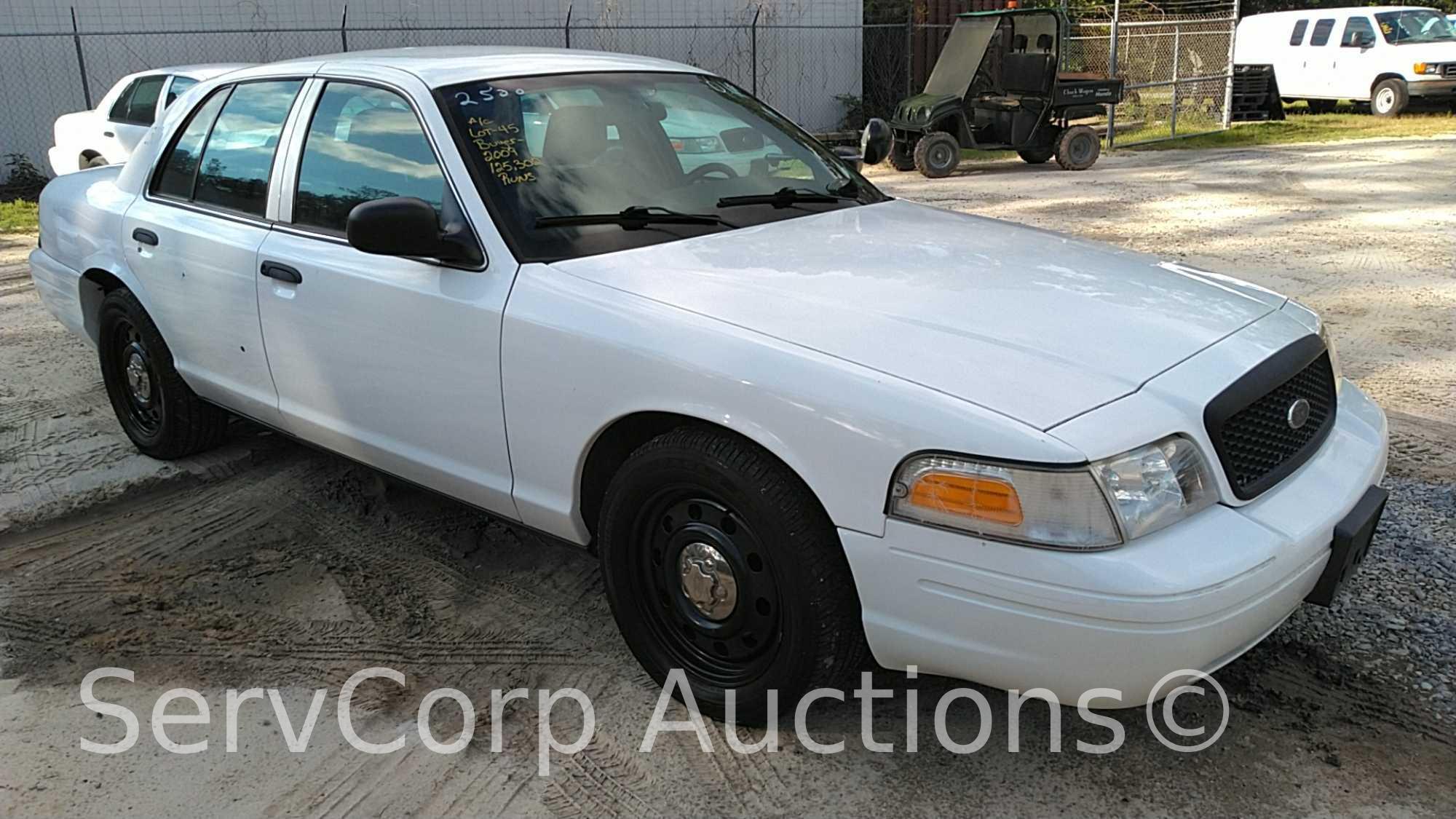 2009 Ford Crown Victoria Passenger Car, VIN # 2FAHP71V99X110289