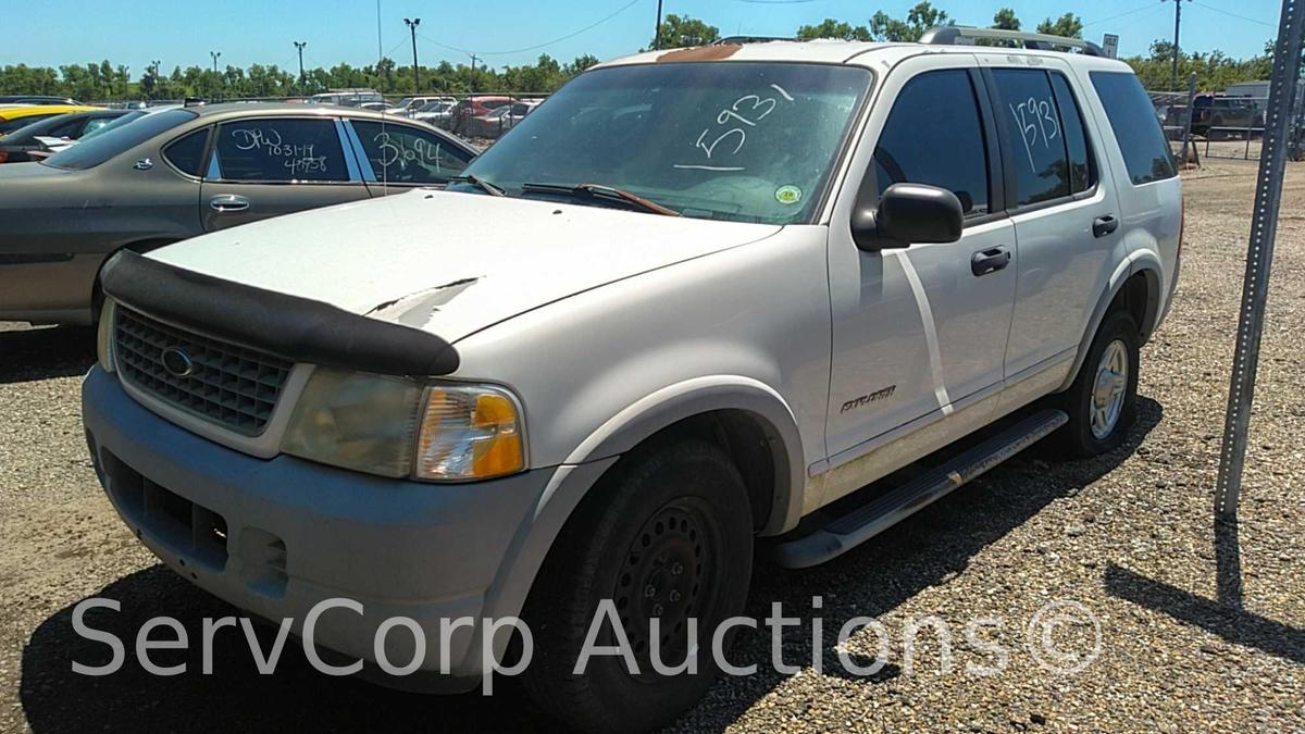 2002 Ford Explorer Multipurpose Vehicle (MPV), VIN # 1FMZU62K42UD34343