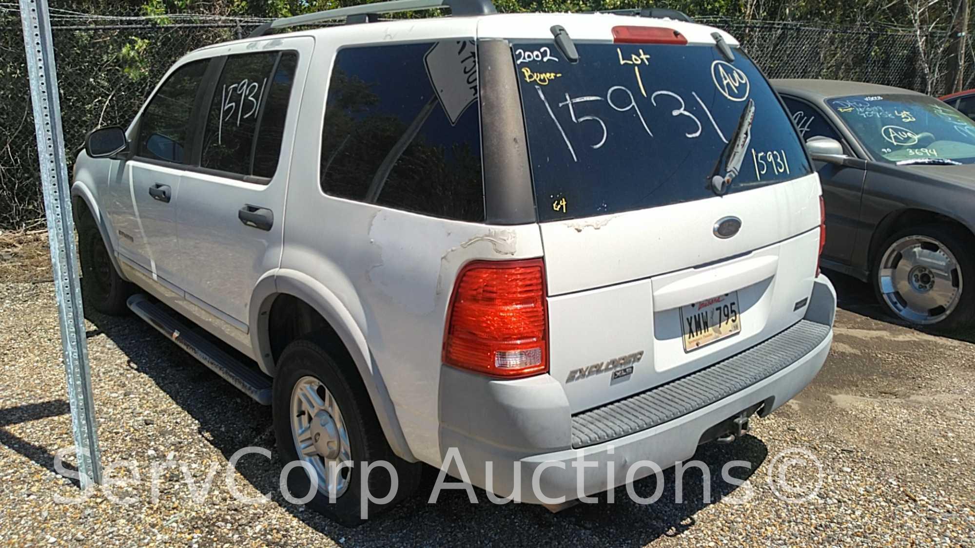 2002 Ford Explorer Multipurpose Vehicle (MPV), VIN # 1FMZU62K42UD34343