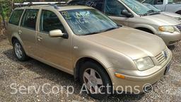 2001 Volkswagen Jetta Passenger Car, VIN # WVWSB61J11W621324