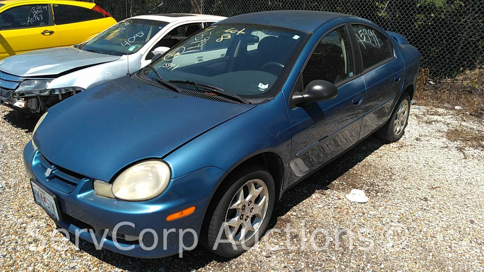 2002 Dodge Neon Passenger Car, VIN # 1B3ES56C12D645574