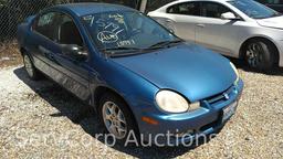 2002 Dodge Neon Passenger Car, VIN # 1B3ES56C12D645574