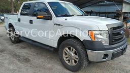 2013 Ford F-150 Pickup Truck, VIN # 1FTFW1EFXDKG35300 Salvage