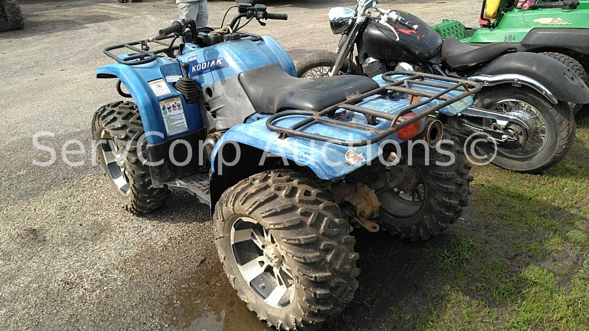 Yamaha Kodiak 4x4, VIN: ?Y4AJ07Y84A017312, PARTS ONLY, Year estimated to be 2004, not 2017