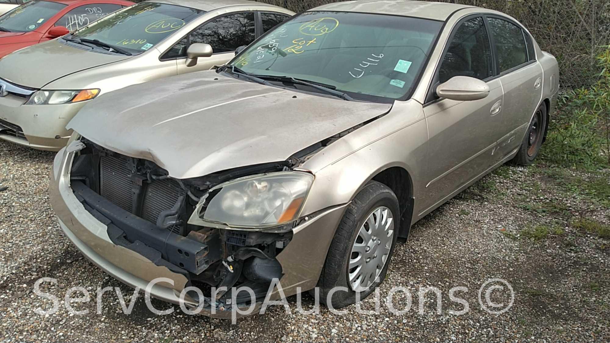 2005 Nissan Altima Passenger Car, VIN # 1N4AL11D85C389615