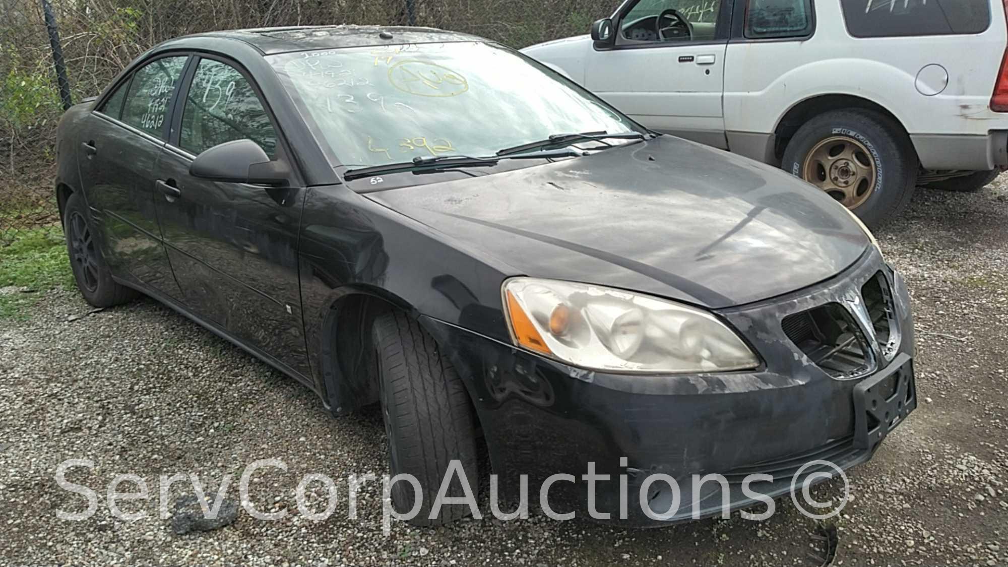 2006 Pontiac G6 Passenger Car, VIN # 1G2ZH558564124072 Water Damaged, Reconstructed