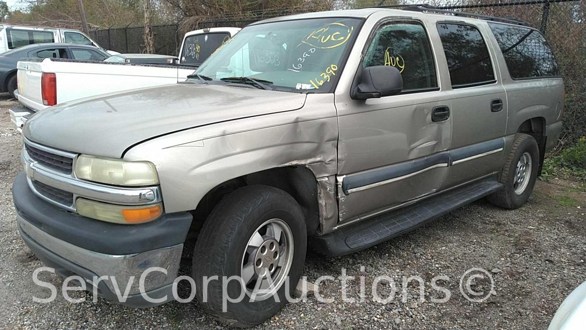 2002 Chevrolet Suburban Multipurpose Vehicle (MPV), VIN # 3GNEC16Z62G348402