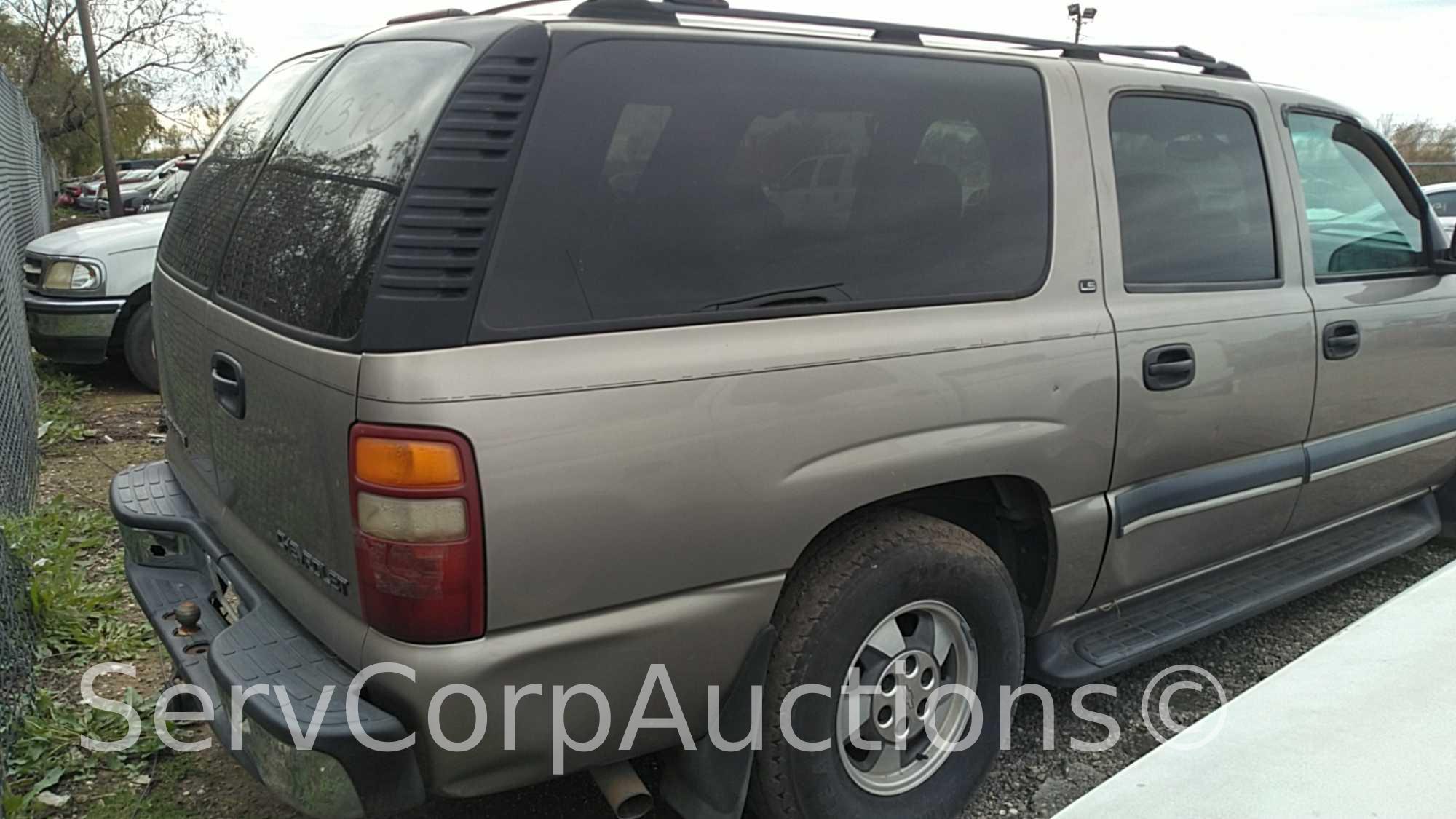 2002 Chevrolet Suburban Multipurpose Vehicle (MPV), VIN # 3GNEC16Z62G348402