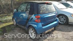 2009 Smart Fortwo Passenger Car, VIN # WMEEJ31X99K220563