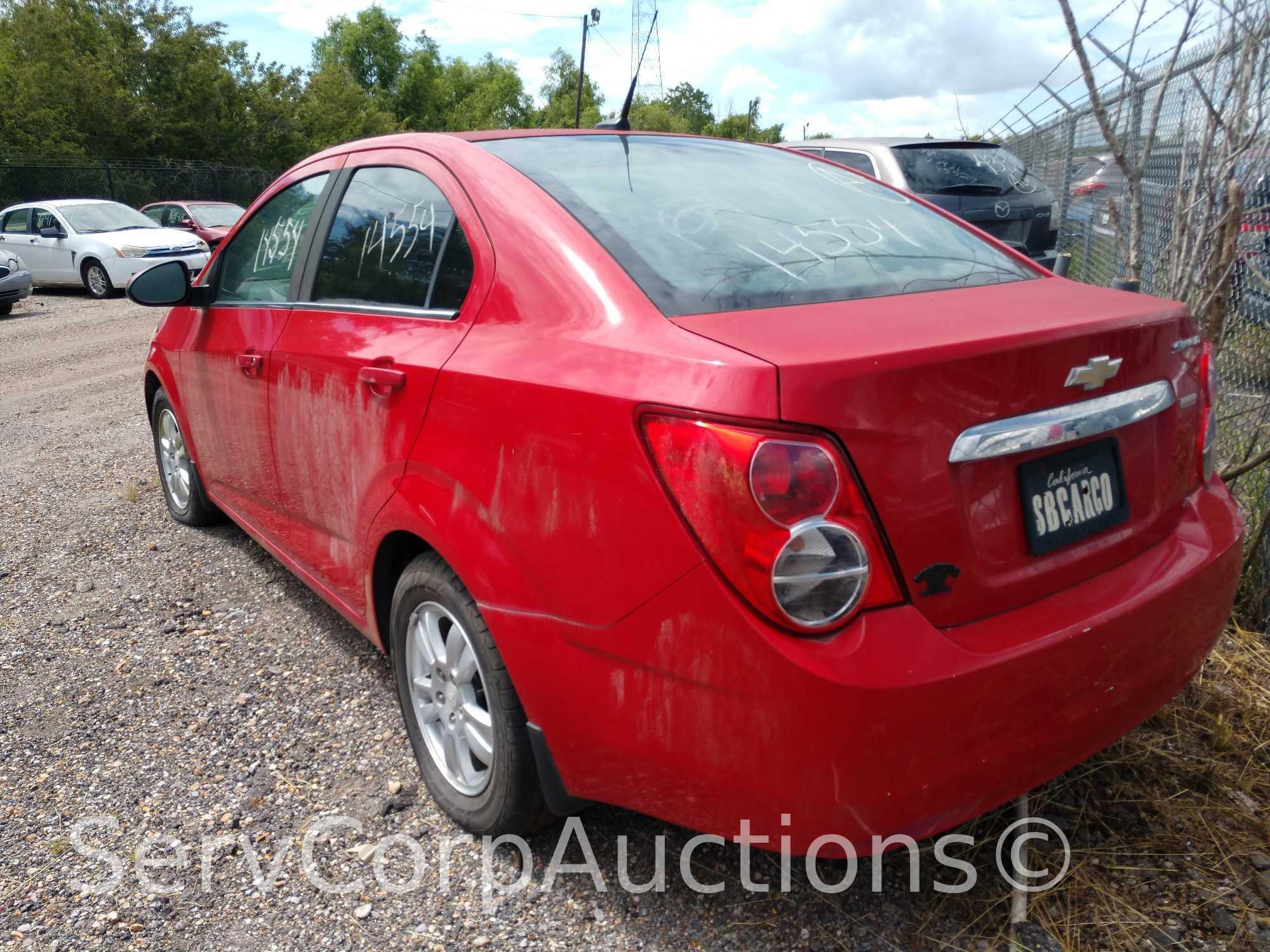 2012 Chevrolet Sonic Passenger Car, VIN # 1G1JC5SB4C4210971