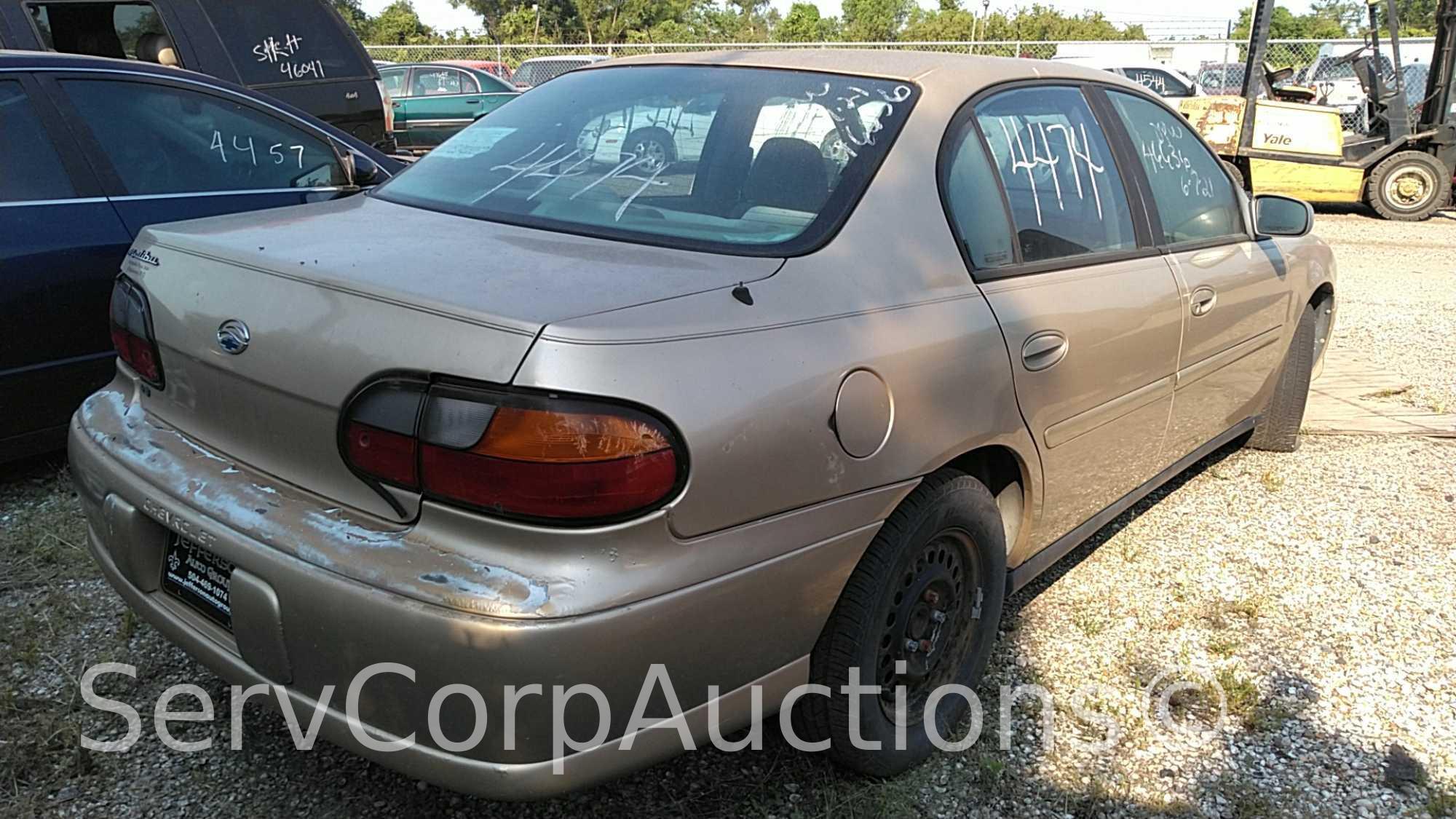 2001 Chevrolet Malibu Passenger Car, VIN # 1G1ND52J616158864