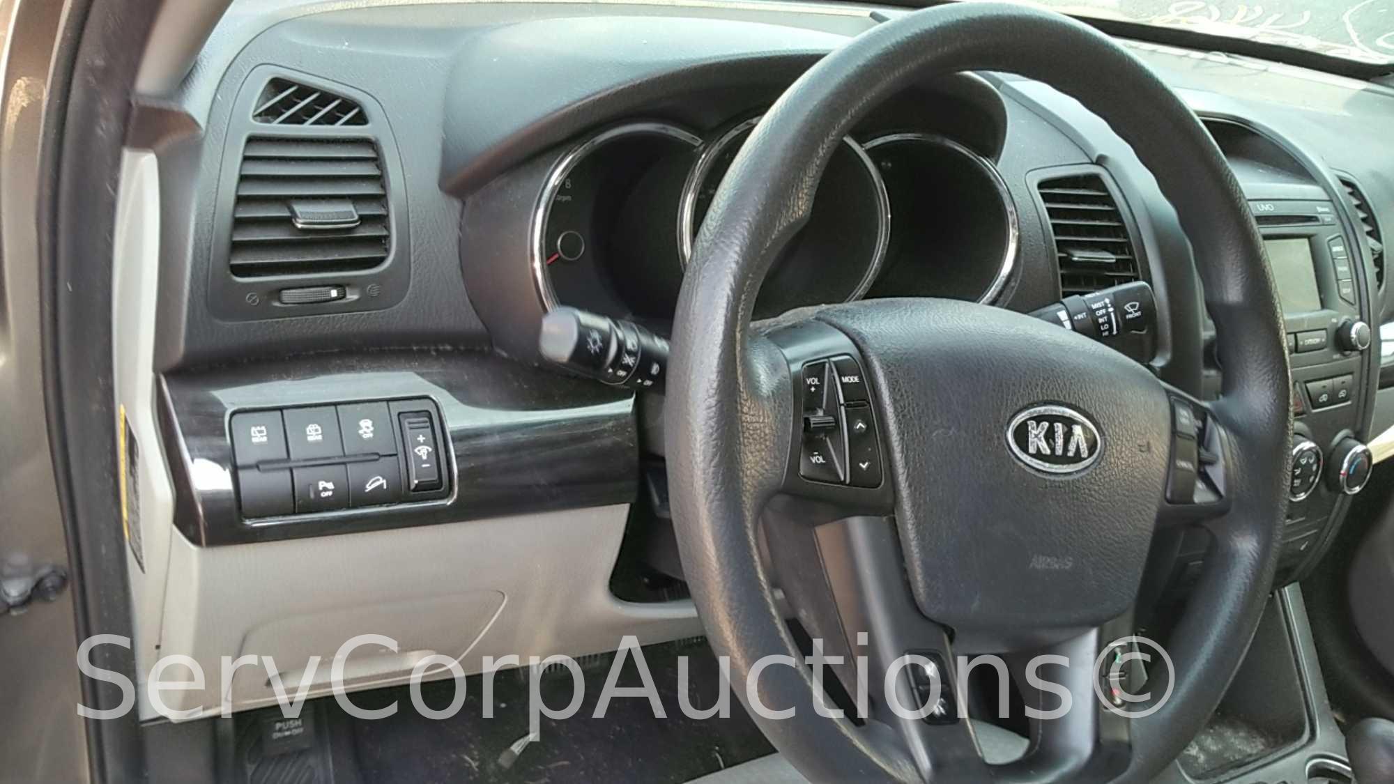 2013 Kia Sorento Multipurpose Vehicle (MPV), VIN # 5XYKT4A67DG371392 Salvage