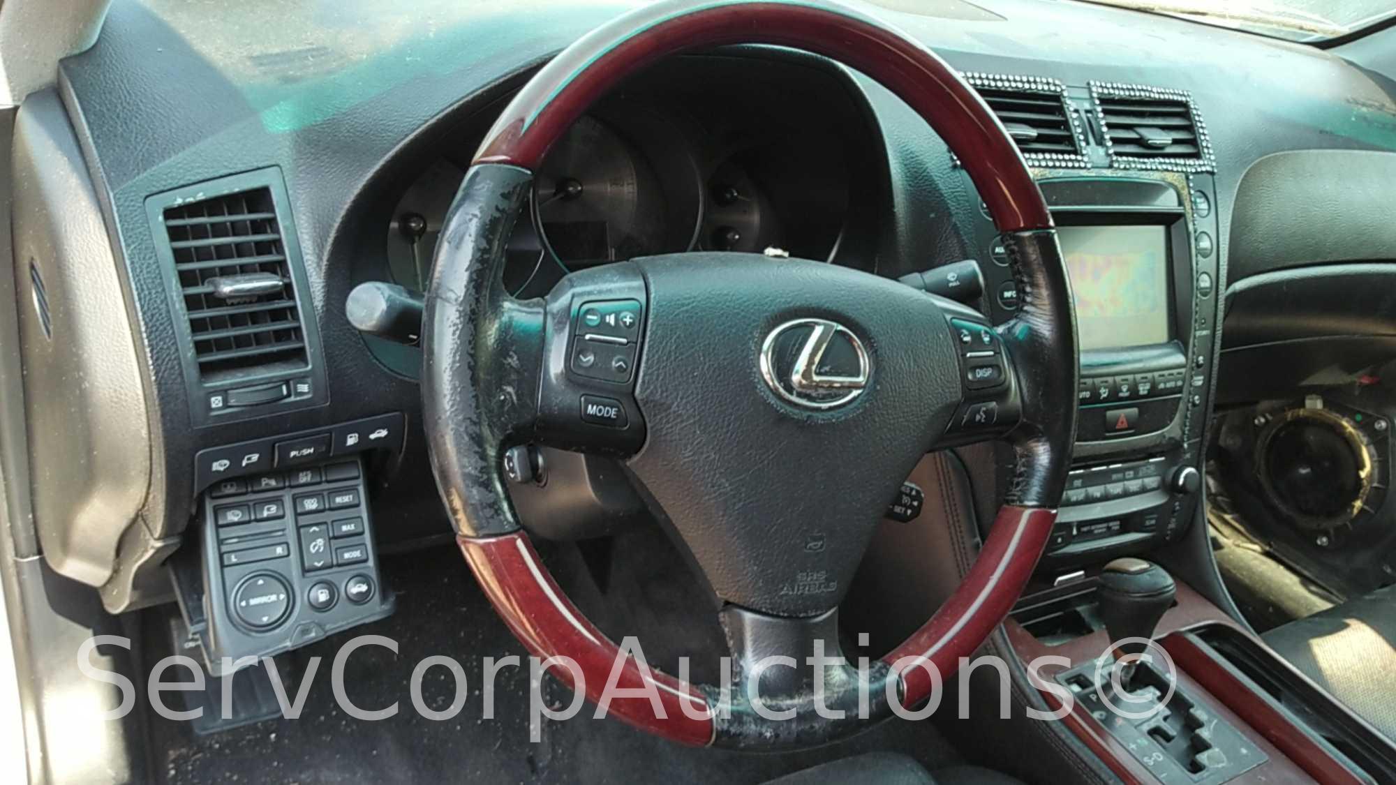 2006 Lexus GS 300 Passenger Car, VIN # JTHCH96S260001807