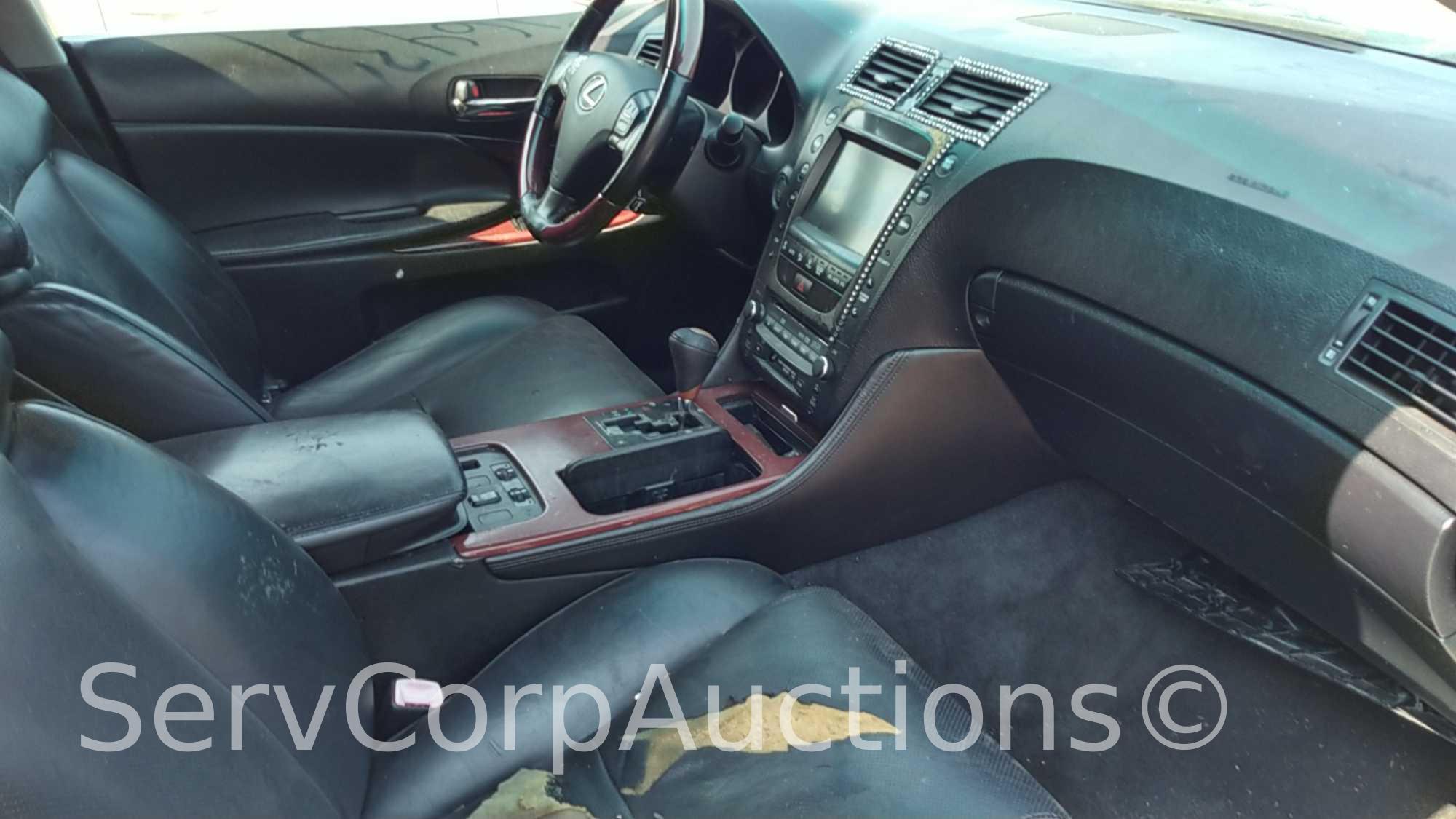 2006 Lexus GS 300 Passenger Car, VIN # JTHCH96S260001807