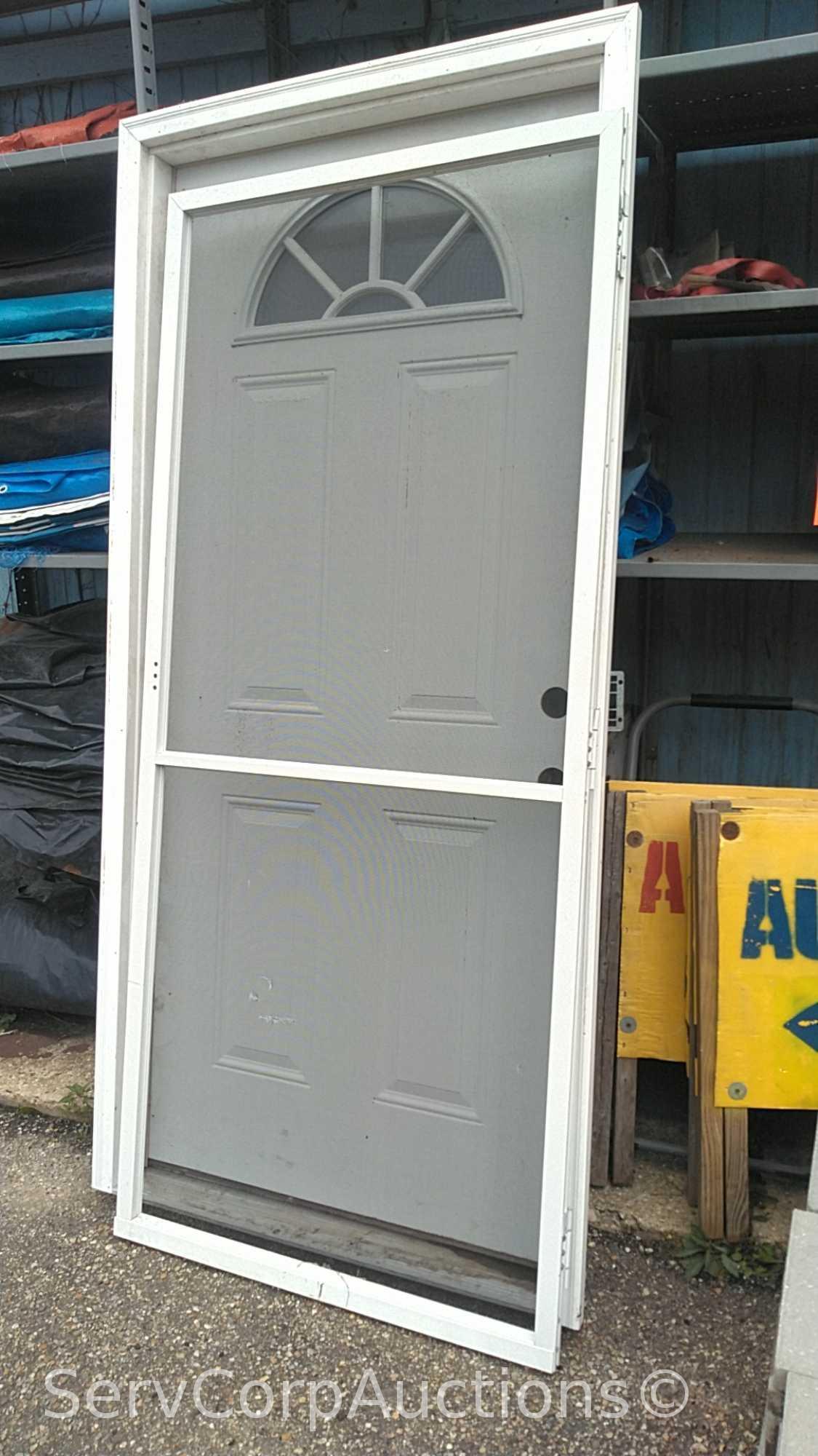 Exterior 36" Door with Screen