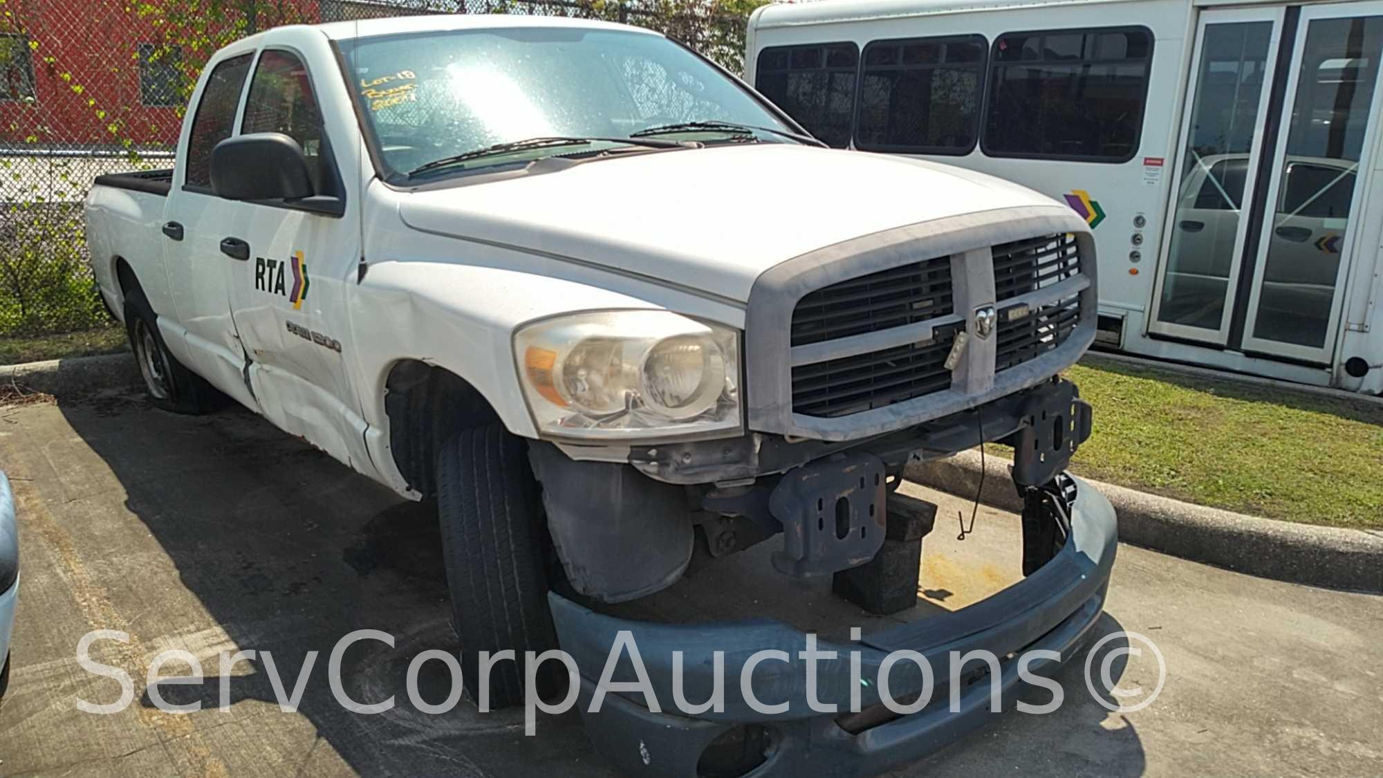 2007 Dodge Ram Pickup Pickup Truck, VIN # 1D7HA18P27J544842 Engine Locked Up