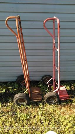 Lot of (2) 2-Wheel Dollies