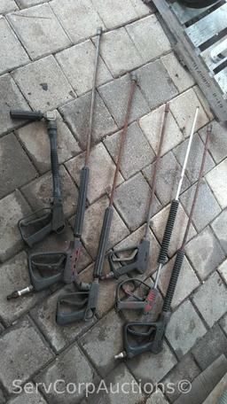 Various Pressure Washer Wands