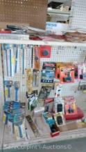 Lot Of Side-A-Magnets, Torque Wrenches, Hose Repair Kit, Star Drill, Dye Stock, Brick Set, Master