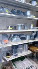 Lot Of Various Ductwork Take Off, '90s, Reducers, Vent Caps, Range Hood Filters, Gable Vents,