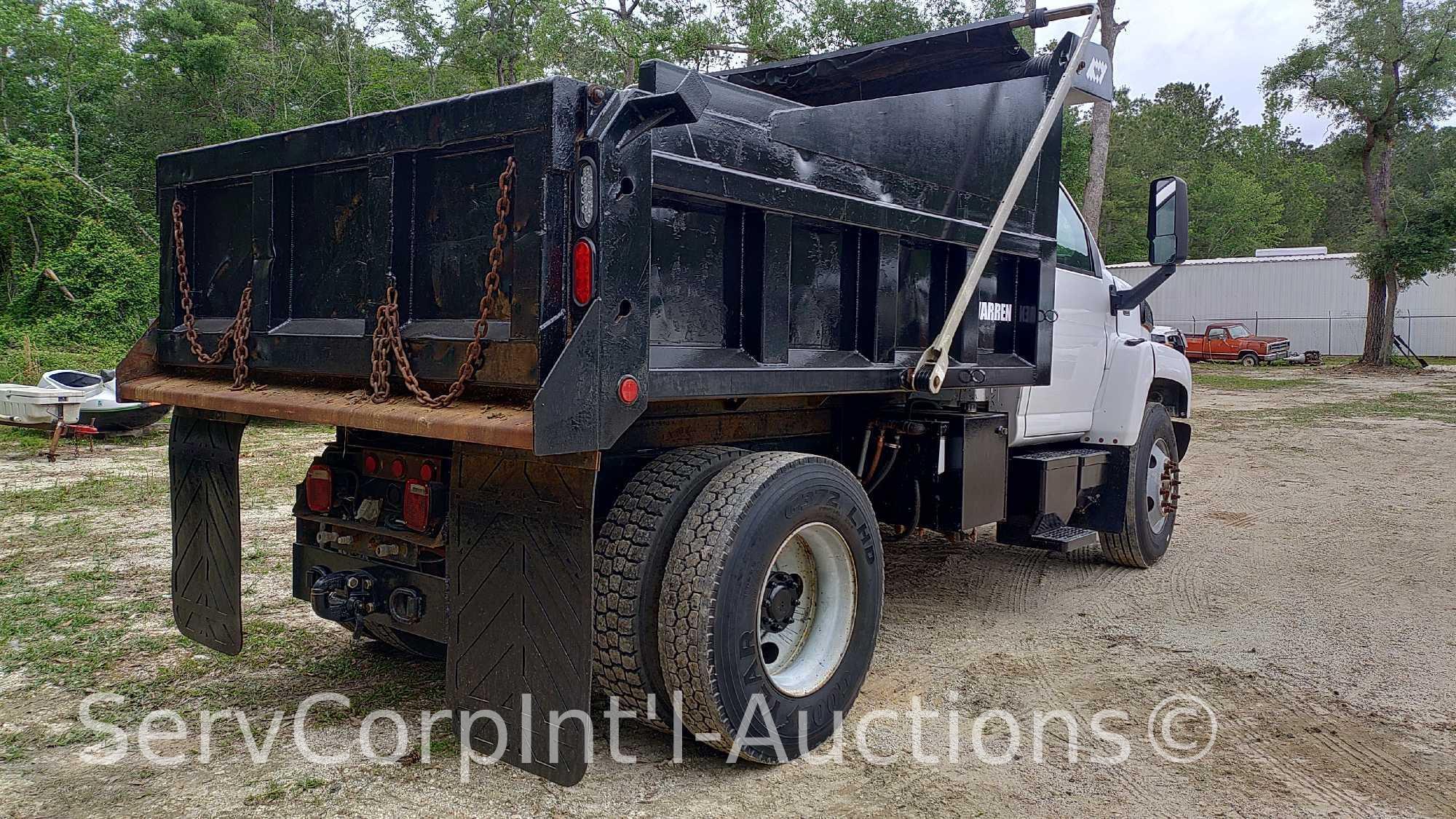 2008 Chevrolet C7500 5/6-Yard Dump Truck, VIN # 1GBP7C1B98F413088