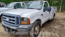 2006 Ford F-250 Toolbody Truck, VIN # 1FTNF20556EB47485