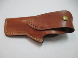 A-22 Like new Leather revolver holster. Looks to fit about a 4 or 5in barrel