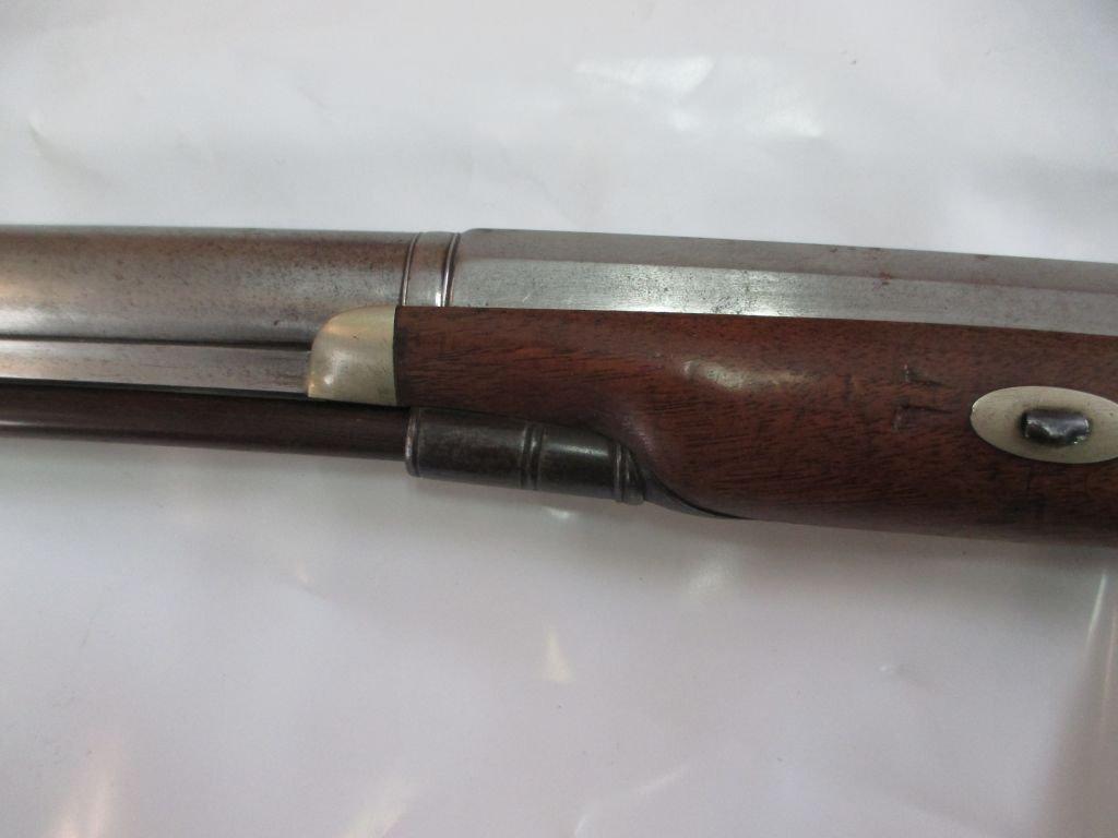 jr-8 Birmingham Black Powder Proof 1868-1905 Wedding band barrel Fine twisted steel Rifle.  EXTREMEL