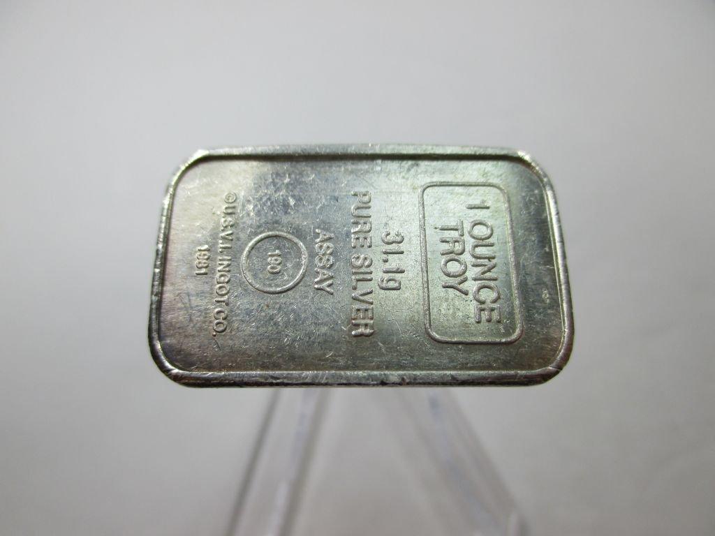 jr-13 EXTRA RARE 1981 Anaheim 1oz 999 Silver Bar. Selling other places at 59.99-159.99