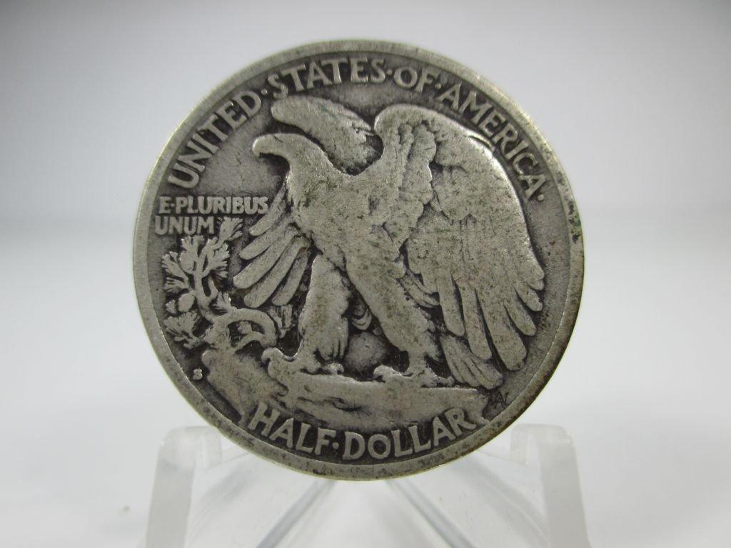 g-6 1936-S Walking Liberty Silver Half Dollar