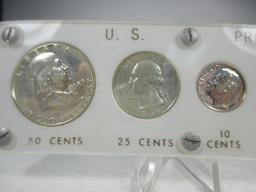 v-5 1959 US Silver Proof Set in Capitol Plastic holder. Extremely nice set.