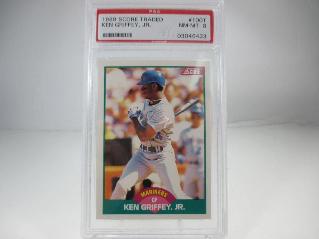 PSA NM-MT 8. 1989 Score Traded. Ken Griffey Jr