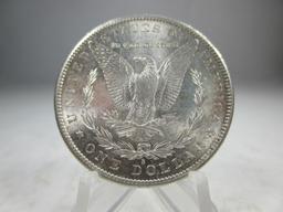 v-1 Gem BU 1889-S Morgan Silver Dollar. Full mint luster on a well struck coin