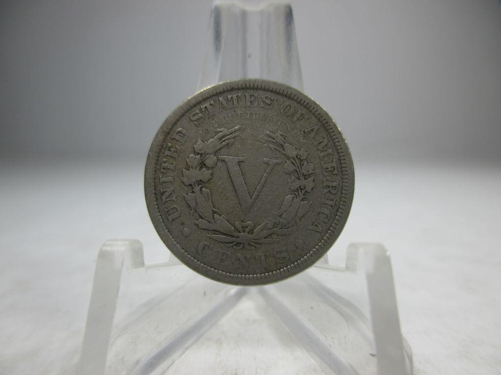 v-31 Fine 1893 US V-Nickle