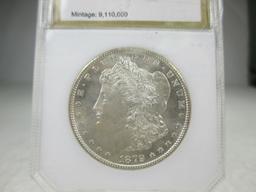 t-17 Superb Gem BU Proof Like 1879-S Morgan Silver Dollar. Gorgeous Coin