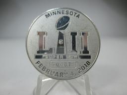 t-6 Superbowl LII 1oz .999 Silver Round Philadelphia Eagles Champions