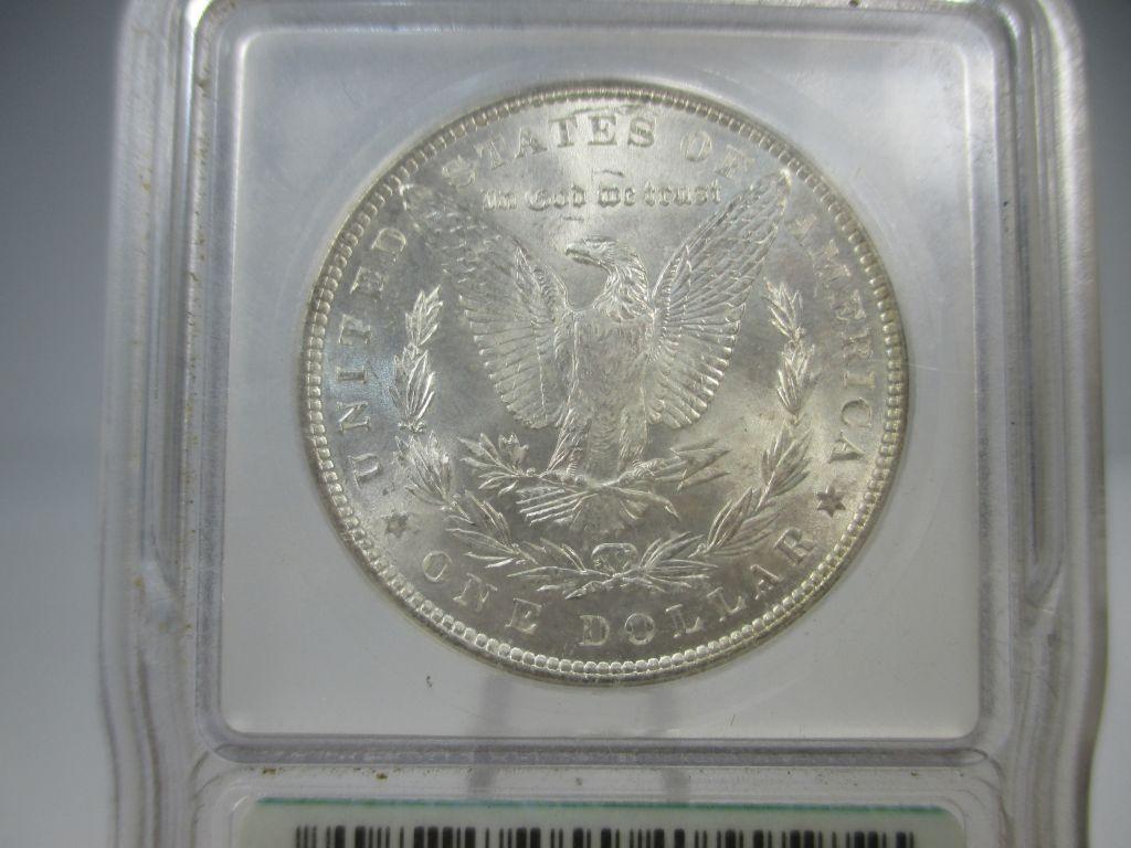 t-27 1886-P ICG MS-64 Morgan Silver Dollar