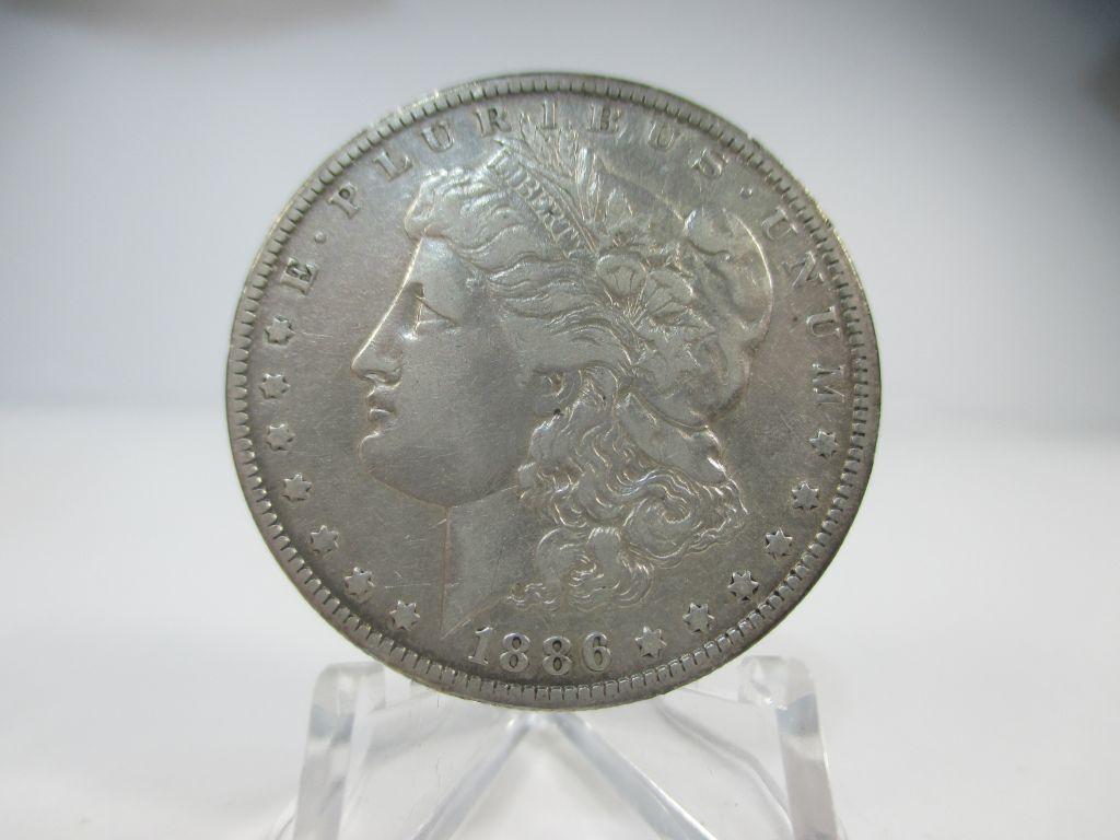 t-41 1886-0 Morgan Silver Dollar