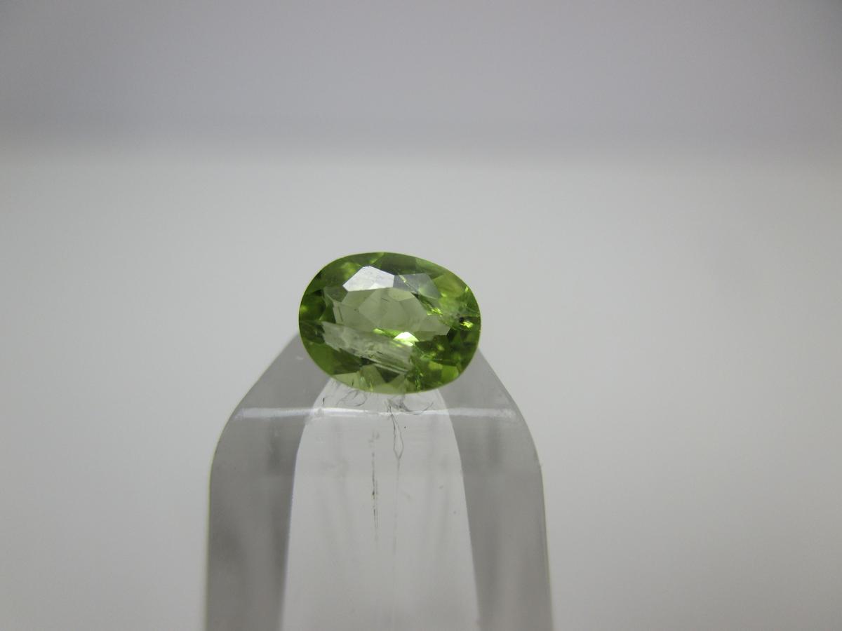 t-12 5mm x 4mm Peridot Oval Cut Gemstone 100% Natural IGA Tested