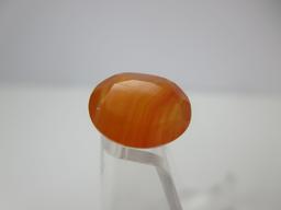 t-7 6mm x 9mm Carnelian Oval Cut Gemstone 100% Natural IGA Tested