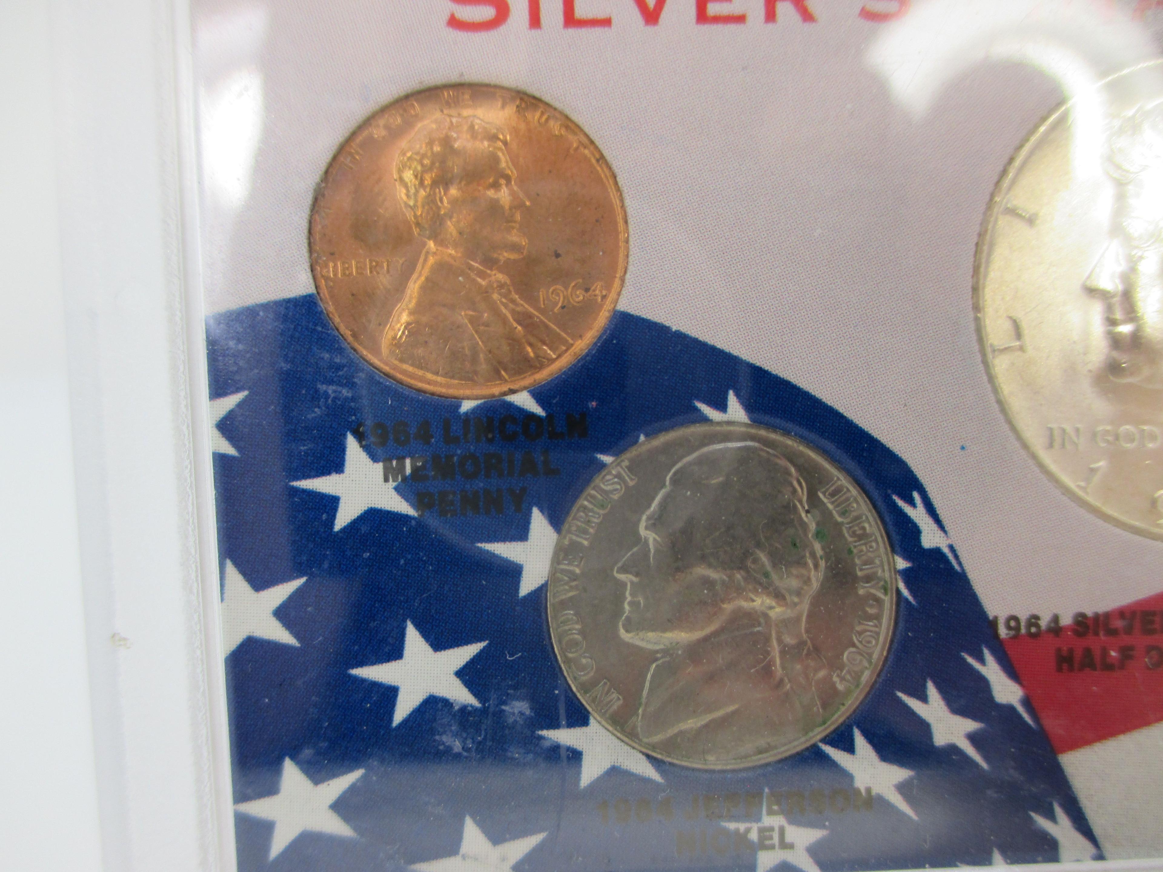 t-15 1964 American Silver UNC coin Set