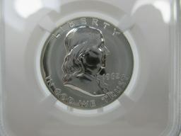 t-18 NGC Graded PF67 1962 Franklin Silver Half Dollar