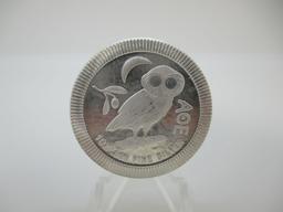 t-19 2020 Niue Owl 1 Ounce .999 Silver Round